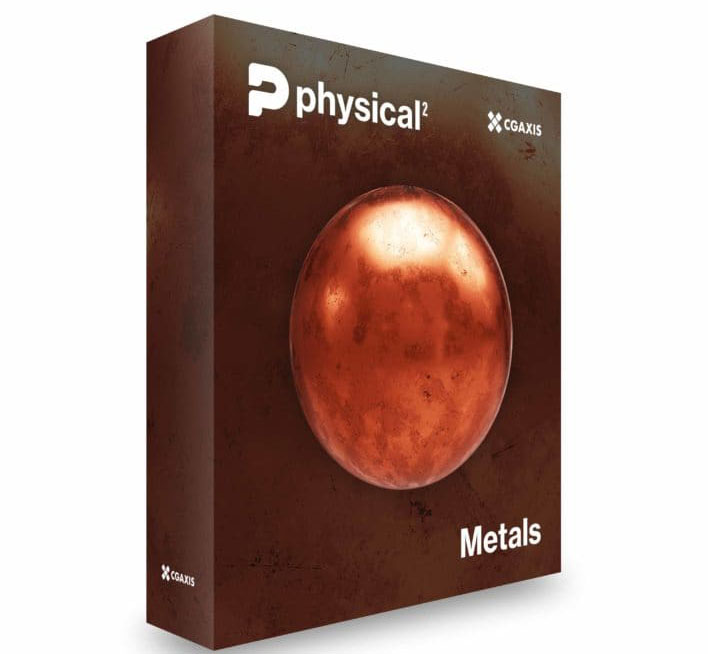 100组各类金属表面PBR无缝纹理贴图CGAxis第26卷-图片1