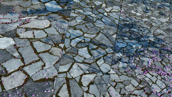 C4D插件平铺纹理贴图着色器 QTilePro Surface Engine v1.5 Win+场景工程预设