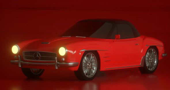 Octane渲染器技能分享车漆材质制作C4D教程