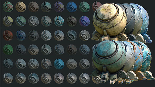 50组高品质Sustance金属材质预设-图片1