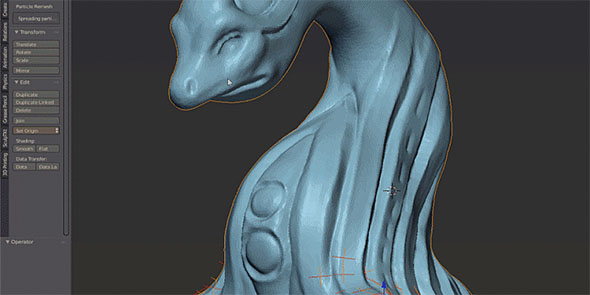 Blender多边形网格布线重拓扑插件 Tesselator- Quadrilateral Remeshing v1.28.1