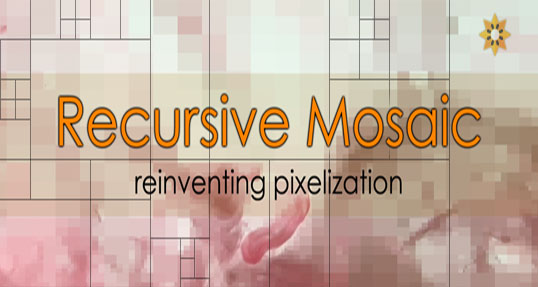 视频马赛克网格像素化视觉效果AE/PR插件 Recursive Mosaic v1.2.1 Win/Mac