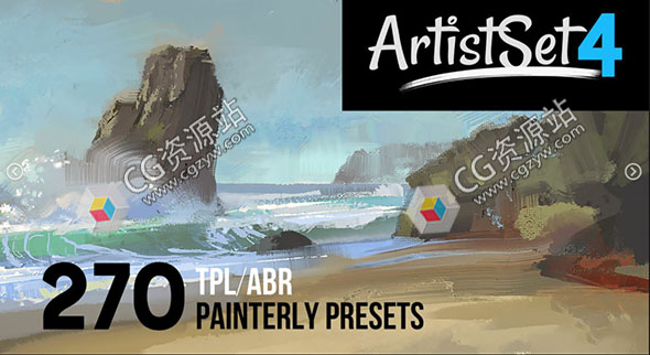 270组Timothy Jack画师数字绘画自定义PS笔刷-图片1