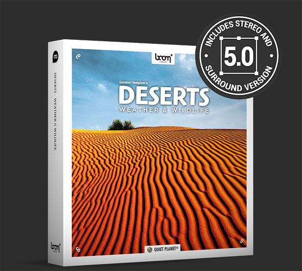 155个沙漠自然氛围天气与野生动物环绕声无损音效