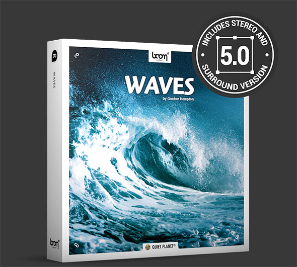 大海水面波浪海浪水流环绕立体无损音效