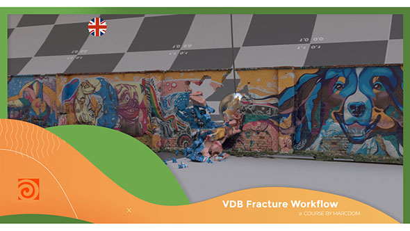 Houdini墙体VDB破碎模拟特效教程