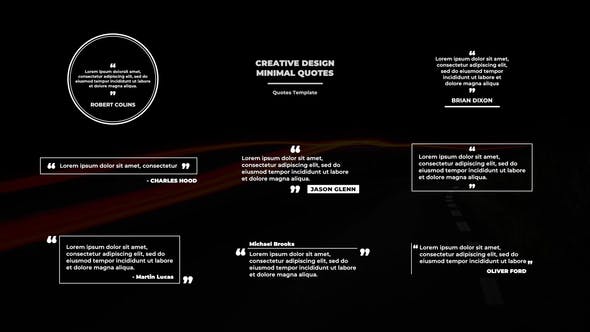 FCPX插件-引用简单标题字幕动画 Minimal Quotes