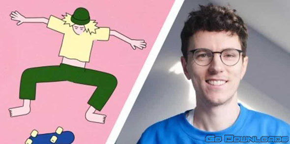 C4D三维渲染二维卡通动画Cinema 4D教程+英文字幕