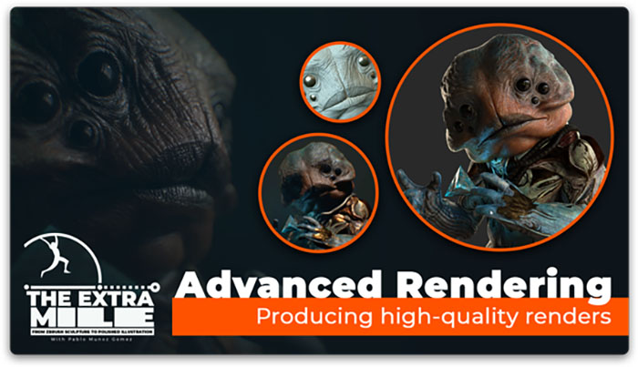 ZBrush外星生物概念艺术雕刻工作流程视频教程-图片8