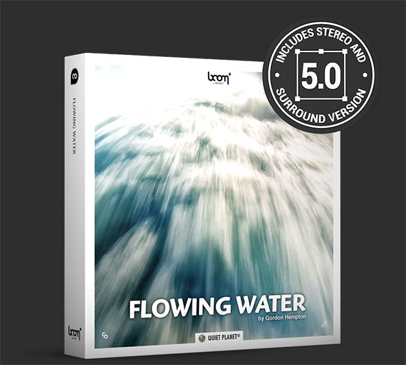 瀑布河流小溪水流环绕立体无损音效