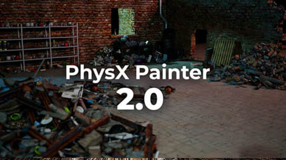 3DS MAX画笔绘制物体填充放置插件 PhysX Painter v2.0+使用教程
