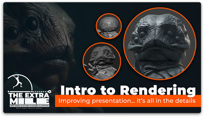 ZBrush外星生物概念艺术雕刻工作流程视频教程-图片4