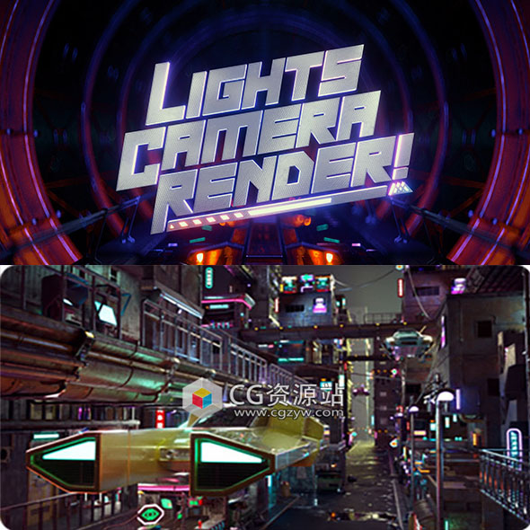 C4D Octane Render高级照明相机运动渲染大师班视频教程