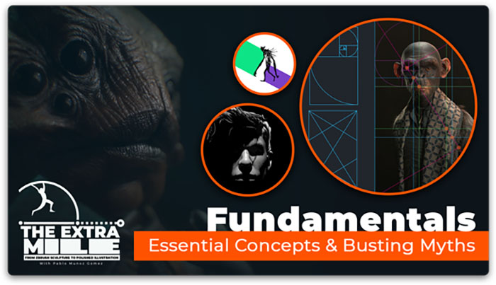 ZBrush外星生物概念艺术雕刻工作流程视频教程-图片2