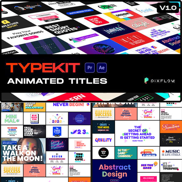 AE/PR脚本-550+个现代时尚文字标题排版字幕条设计动画-图片1