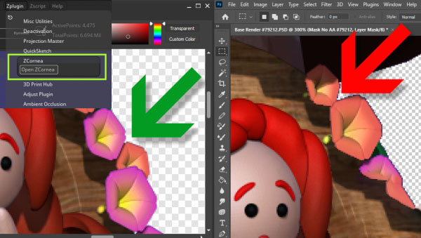 ZBrush渲染抗锯齿插件 ZCornea Pro
