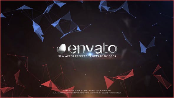 AE模板-Plexus粒子背景场景宣传文字标题预告片 Plexus Trailer