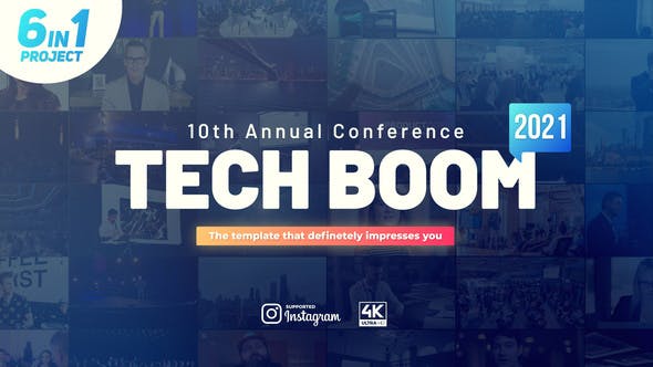 AE模板-现代时尚活动相册包装宣传片头 Event Promo On