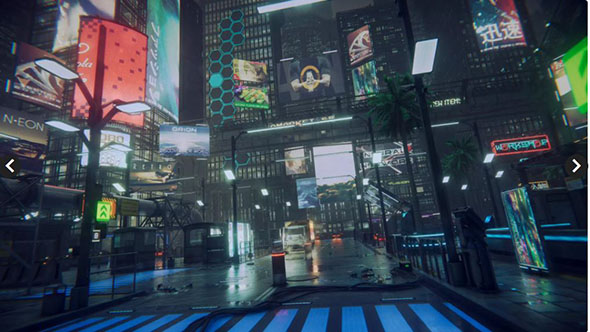 Unity黑暗之城2-赛博朋克包 Dark City2 – Cyberpunk Pack 1.2