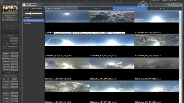 场景环境快速模拟插件 Quick Environment v2.6 for 3DS MAX 2016 – 2019+使用教程