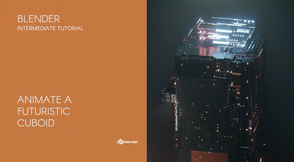 Blender制作三维科幻方块动画教程