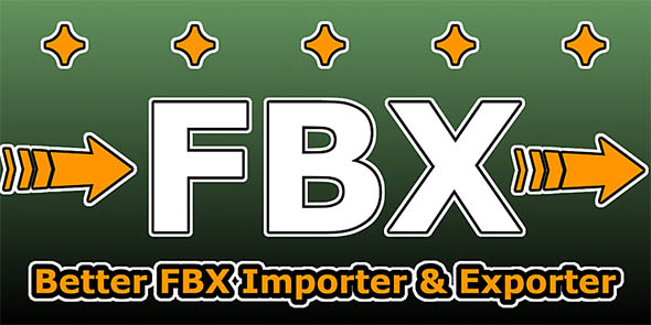 FBX模型导入导出Blender插件 Better FBX Importer & Exporter V6.3.0