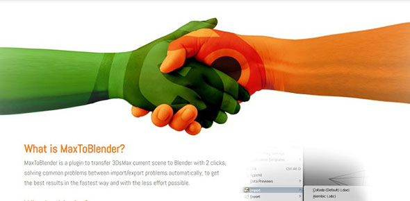 3DS MAX模型场景导入Blender插件 3DtoAll MaxToBlender 2024