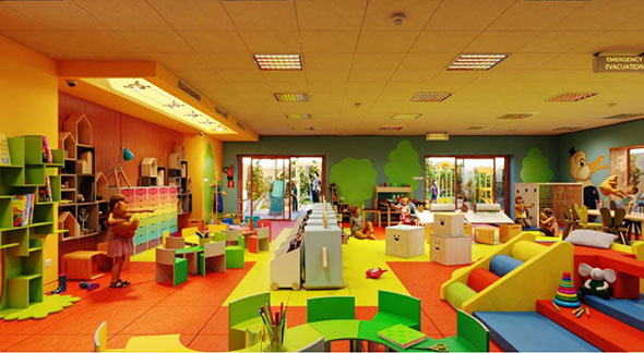 44组儿童房游乐场桌子玩具书架床设备3D模型 Archmodels vol. 244