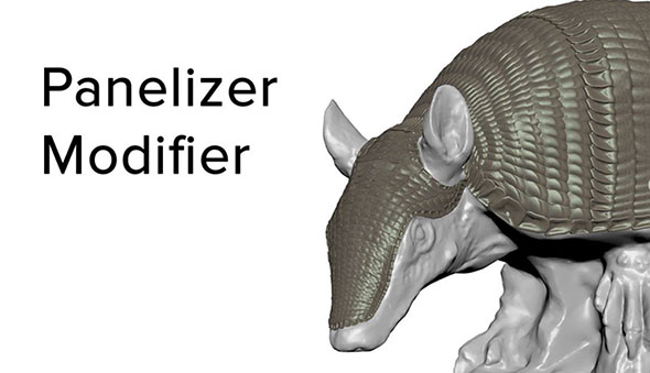 3DS MAX面片编辑模型布置分布插件 Panelizer Modifier