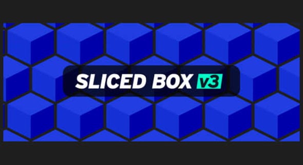 三维方块盒子生成AE脚本 Sliced Box 3 v3.37 + 使用教程