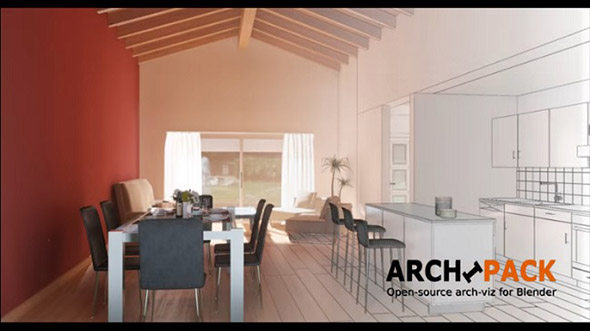 室内建筑建模Blender插件 Archipack v2.7.2