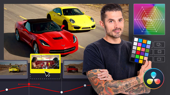 视频调色基础入门达芬奇教程 DaVinci Resolve for Beginners