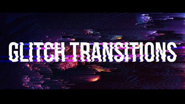 PR预设-30个独特故障转场预告片开场介绍 Glitch Transitions