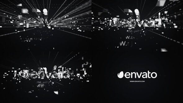 AE模板-高科技标志logo动画 Hi-Tech Logo Reveal