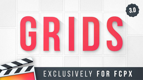 FCPX插件-多屏框视频图片分屏转场过渡预设动画