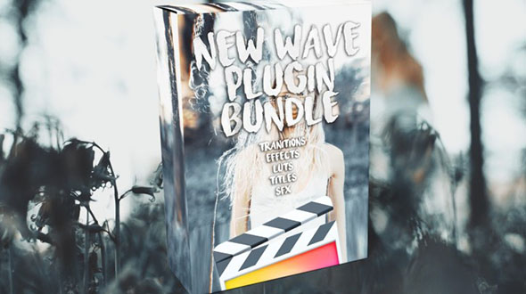 FCPX插件-39种创意视频转场文字标题特效LUTs调色音效包