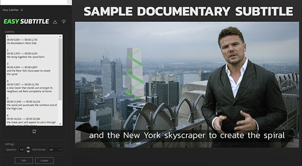 AE脚本-对话字幕快速生成插件 Easy Subtitle