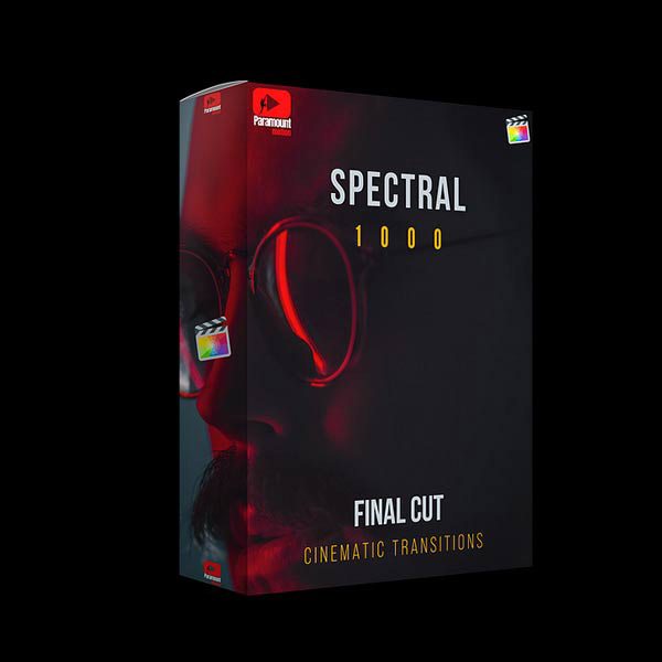 FCPX插件-1000组扭曲模糊旋转冲击聚焦视频无缝转场预设