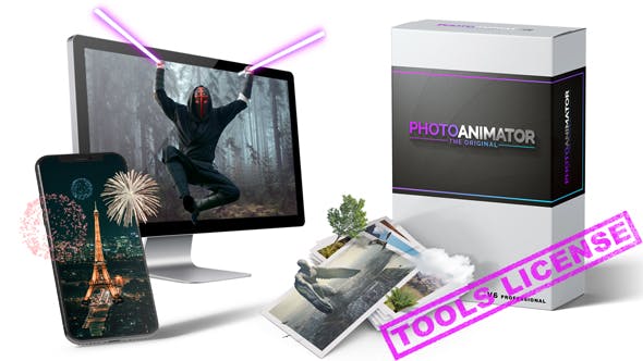 AE脚本模板-图片转三维摄像机动画特效 Photo Animator