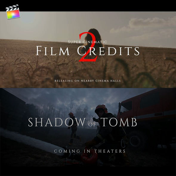 FCPX插件-31个电影标题设计大气片头片尾预告片动画 V2