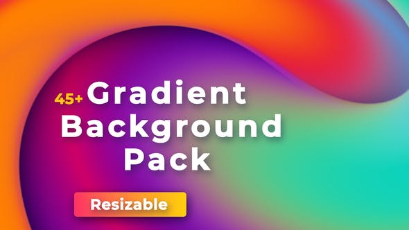 AE模板-45组3D抽象渐变背景动画 Gradient Backgrounds Pack
