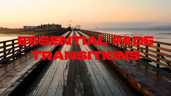 达芬奇预设-25种淡入淡出特效视频转场过渡预设 Essential Fade Transitions