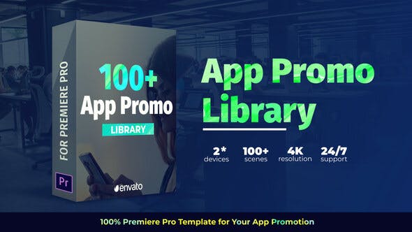 PR模板-100+三维手机APP应用介绍展示动画 App Promo