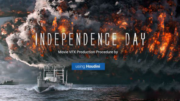 电影大场景VFX特效合成Houdini教程