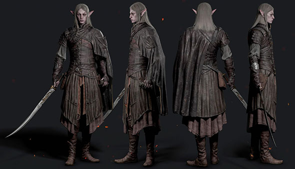 ZBrush/MD/Maya游戏角色工作流程视频教程