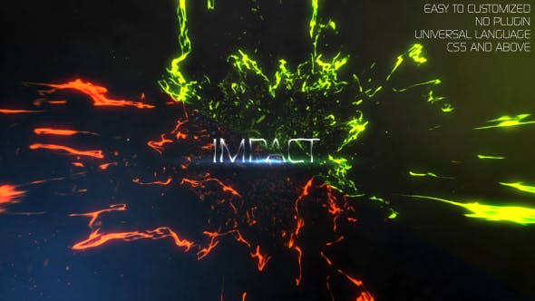 AE模板-大气能量感电影文字宣传片头 Impact – Cinematic Titles