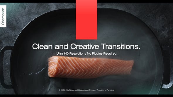 AE模板-简洁图形过渡视频转场 Clean and Creative Transitions