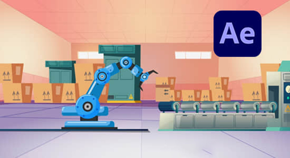 AE机械手臂图形动画基础教程+中英文字幕 Udemy – Animation for Beginners in After Effects