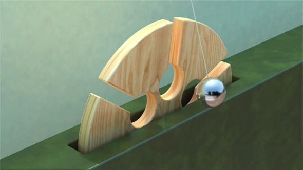 C4D制作钟摆动画Cinema 4D教程+中英文字幕