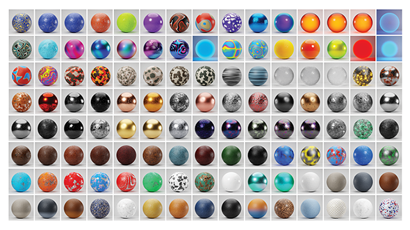 Blender 200组真实程序材质预设 Real Time Materials-图片1